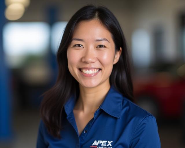 Photo of Samantha Chen, Service Advisor at Apex Automotive Solutions