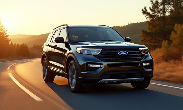 2021 Ford Explorer SUV side view